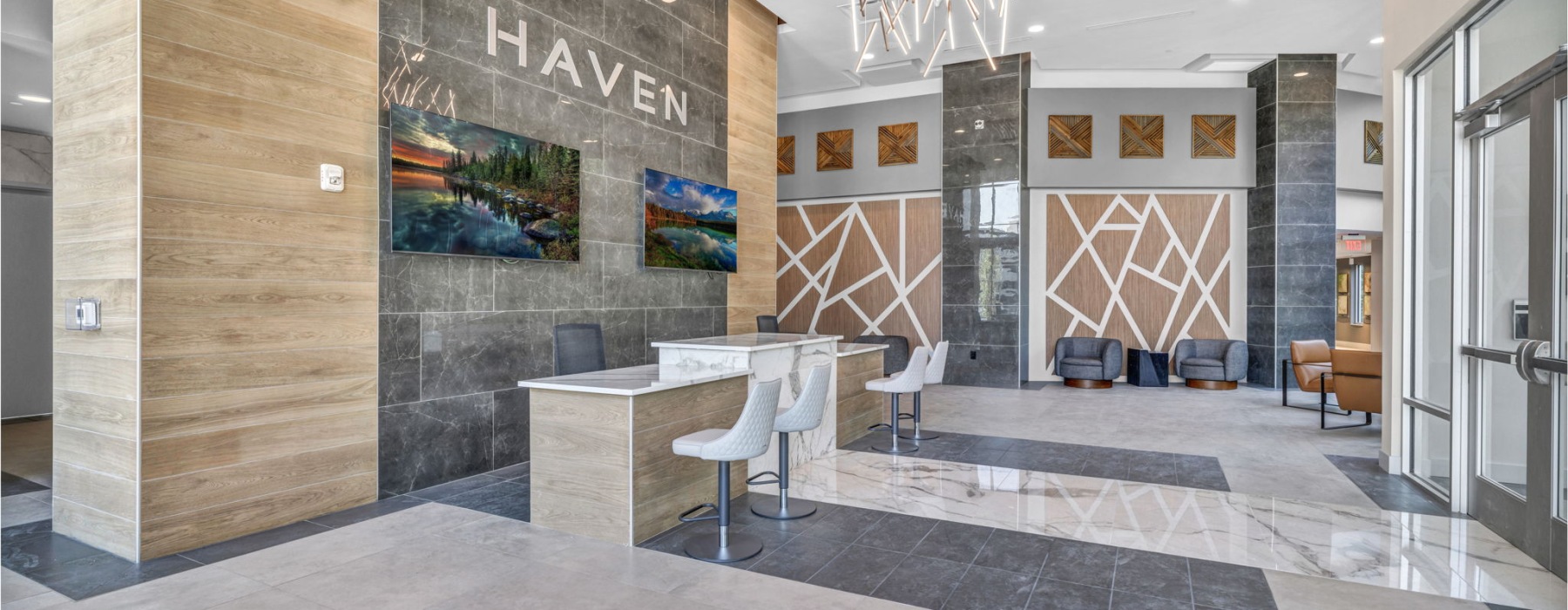 Haven at Charlotte front lobby 